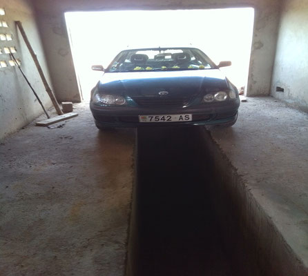 Véhicule dans l’atelier