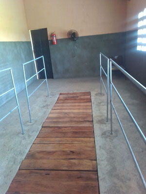 Rampe d’accès de l’atelier