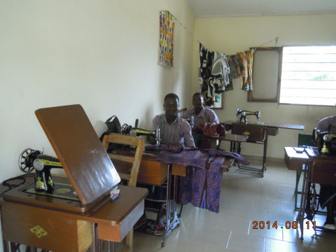 Atelier de couture en activité