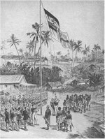 Cérémonie de lever du drapeau