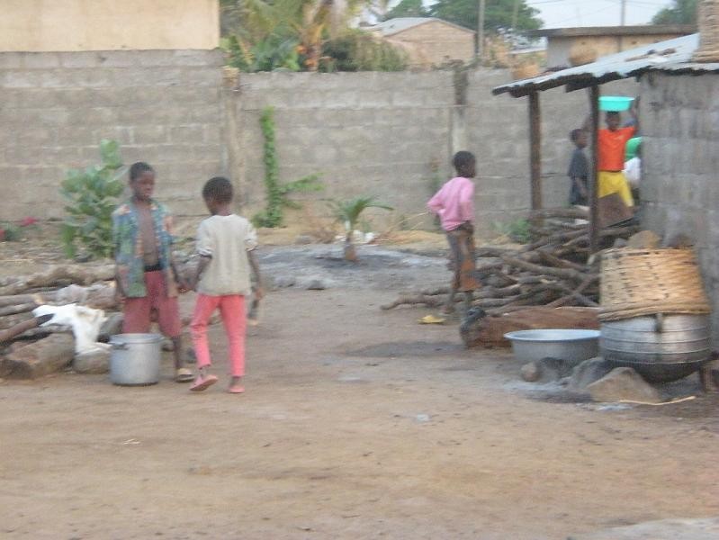 Cuisine extérieure du foyer