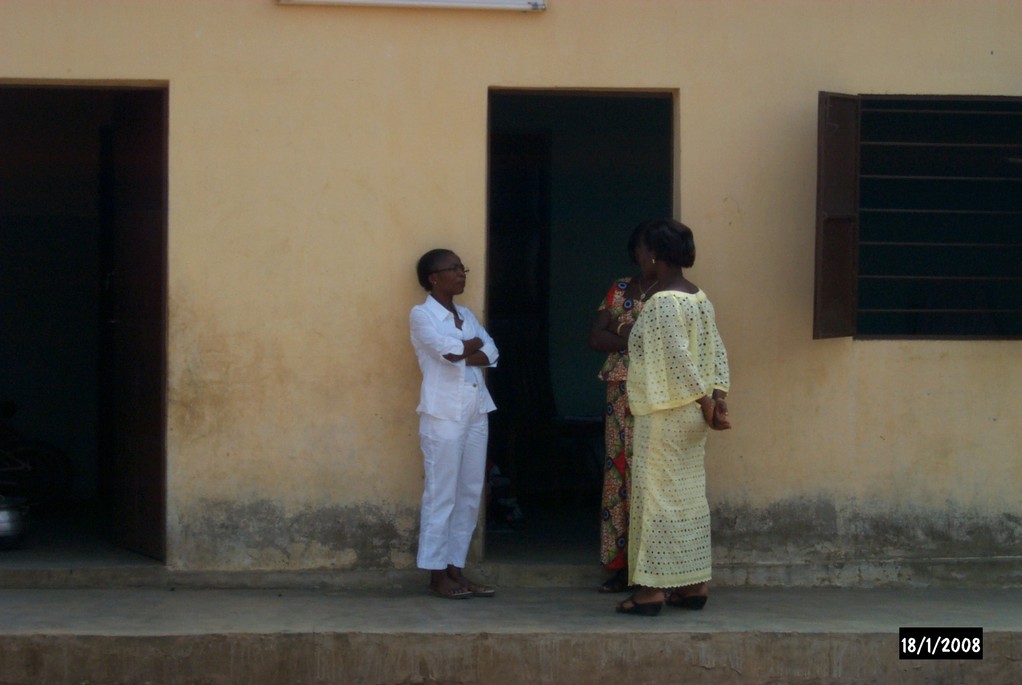 Entrée d’une chambre du foyer