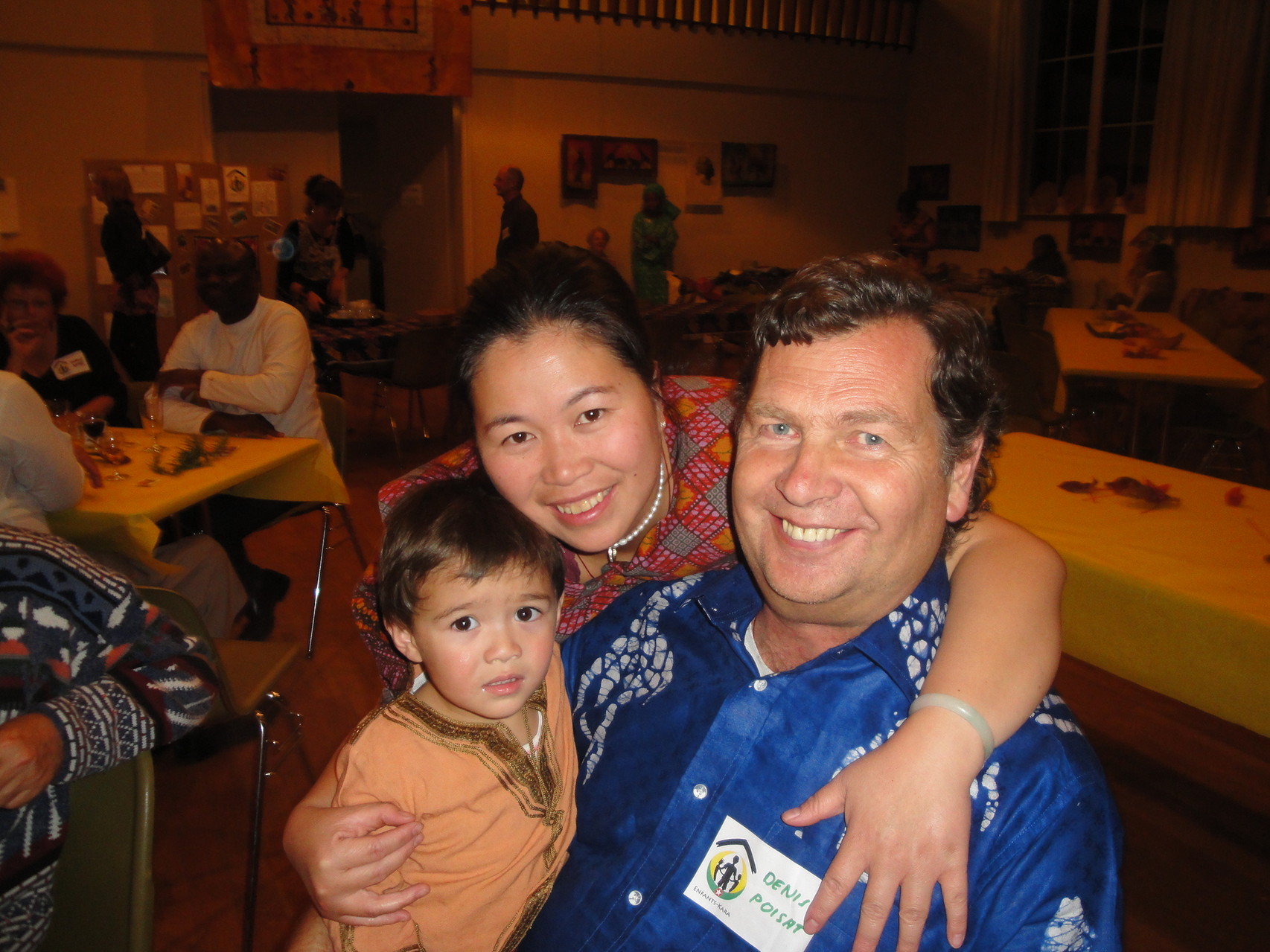 Convives en fin de soirée