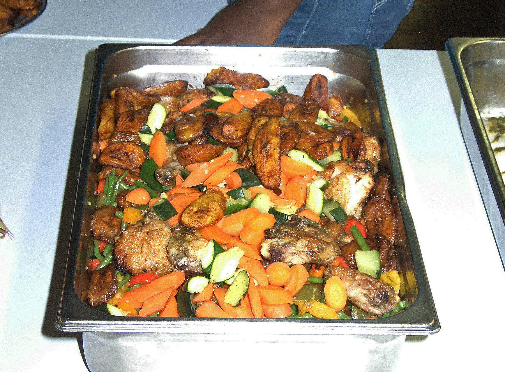 Poulet DG (Direction générale) &hellip; piments servis à part !