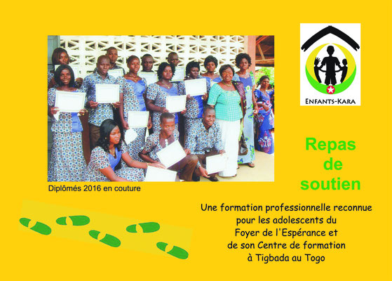 Affiche du repas de soutien 2016