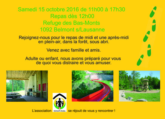 Invitation au repas de soutien 2016