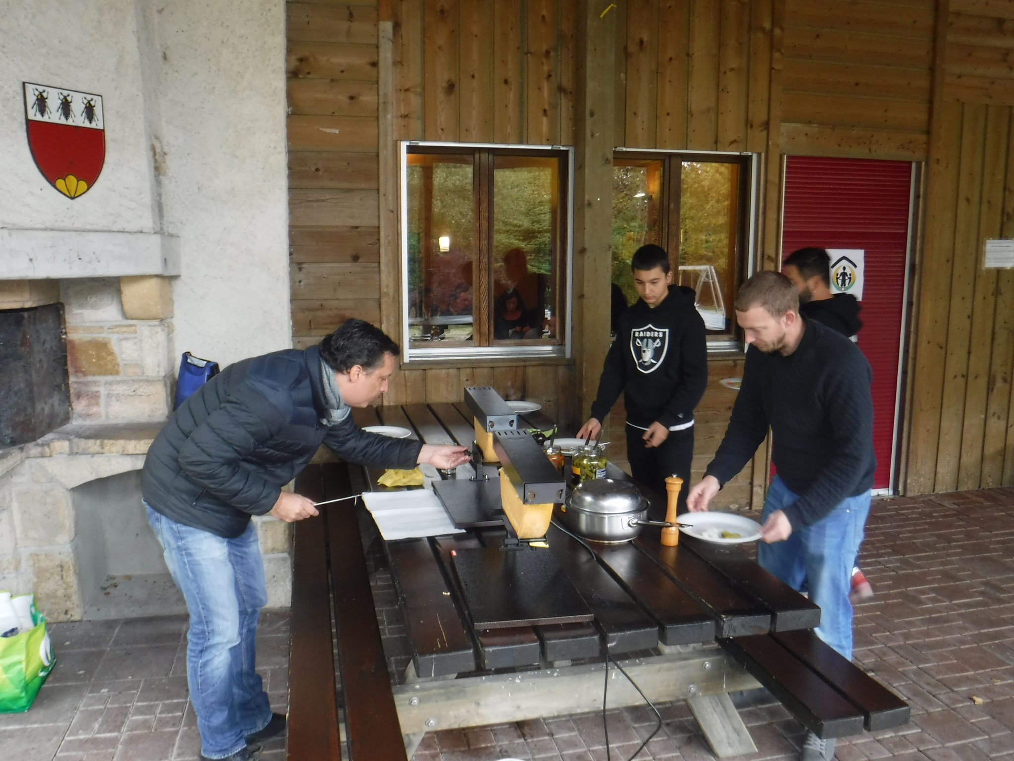 Service du repas à l’entrée