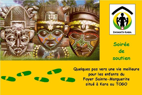 Affiche de la soirée de soutien