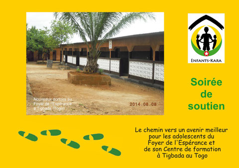 Affiche de la soirée de soutien 2014